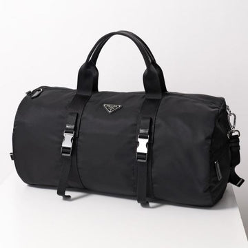 PRADA ナイロンとサフィアーノレザーのダッフルバッグ 149064874 [P]