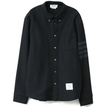THOM BROWNE 4-Bar Tech Twill Button Down Shirt Jacket 117288085 [P]