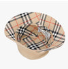 BURBERRY 馬の像 EKDロゴチェック リバーシブル バケットハット 156331079 [P]