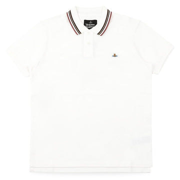 VIVIENNE WESTWOOD Klassisches PK-Kurzarmshirt mit Logo-Patch (Ivory) 151461836 [P]