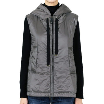 MAXMARA Damen The Cube Green Go Kapuzen-Weste (Charcoal) 2529296024600 024 141751090 [P]