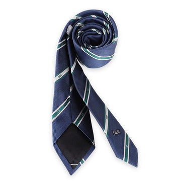 Dior Men's Club Stripe Silk Tie (Blue/Green) 61C1047B6020 586 153232362 [P]