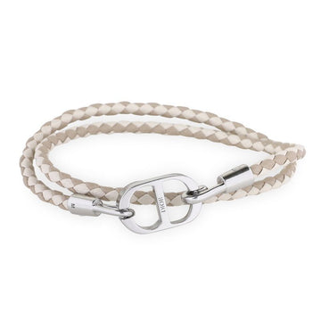 Dior Men's CD Icon Braided Leather Bracelet 153184931 [P]