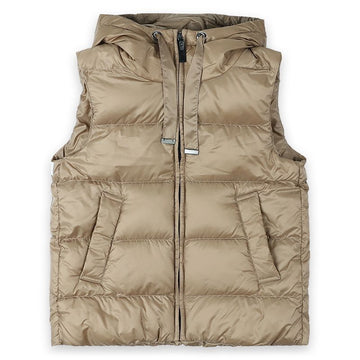 MAXMARA Damen Savvy Hooded Padded Weste (Braun) 2529296085600 023 150430464 [P]