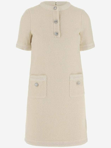 GUCCI Tweed-Woll-Minikleid 133010731 [P]