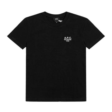 APC M26388 TZC NOIR/BLANC 公用 半袖Tシャツ 151112471 [P]