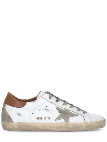 GOLDEN GOOSE スーパースタークラシックスニーカー スエードスターブラウンヒール 133016134 [P]