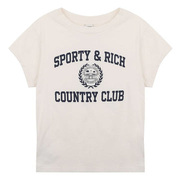 SPORTY & RICH Front Logo Slim T-Shirt 157338625 [P]