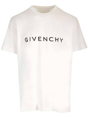 GIVENCHY Übergroße Baumwoll-T-Shirt 133016297 [P]