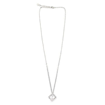 Fendi Forever FF Logo Necklace (Silver) 8AK337 A44G F1O8T 152823541 [P]
