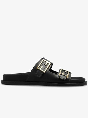 FENDI Leder Slides 8X8326 NA7 F0QA1 133018204 [P]
