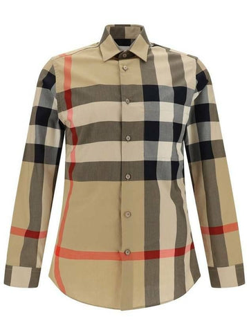 BURBERRY Kariertes Baumwollhemd 8071445 133027392 [P]