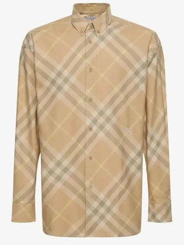 BURBERRY Karierte Baumwollhemd 8082194 133027430 [P]