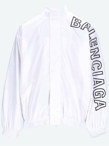 Balenciaga Logo Embroidered Track Jacket 768920 TNO79 9000 133028239 [P]