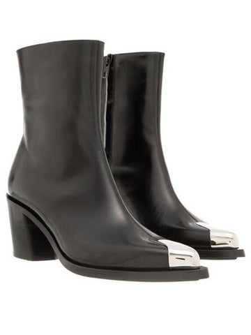 ALEXANDER MCQUEEN Metallspitzen Stiefeletten 709986 WHSWD 1081 133032897 [P]