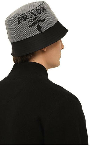 PRADA Studded Bucket Hat 2HC137 2D0S F0002 133039247 [P]