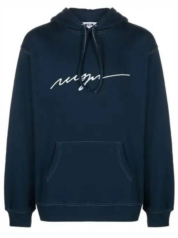 MSGM Logo-Stickerei Hoodie Sweatshirt 133039845 [P]