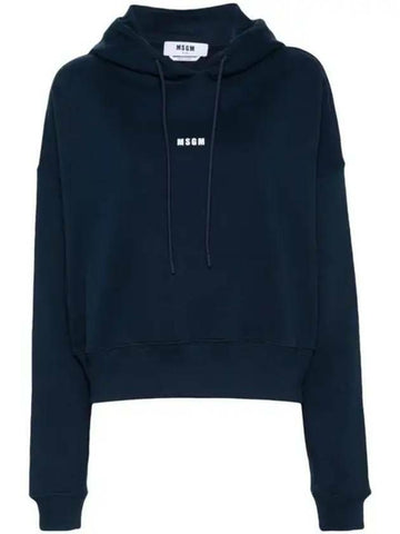 MSGM Mikro-Logo-Crop-Hoodie 133039889 [P]
