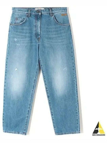 MSGM Logo-Stickerei Denim-Hose 133039909 [P]