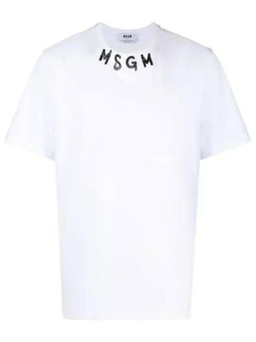 MSGM Bürstenschlag-Logo T-Shirt 133039946 [P]