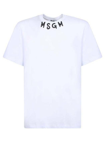 MSGM Logo-Print T-Shirt 3440MM176 237002 01 133039957 [P]