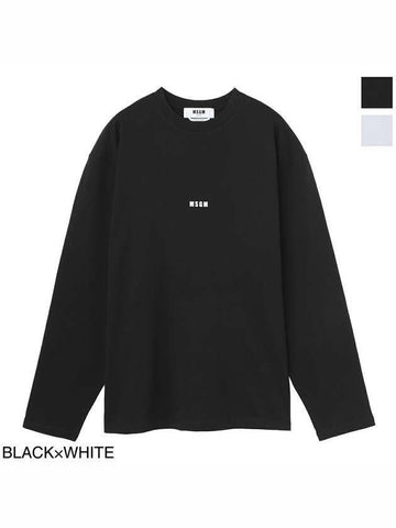 MSGM Logo Long Sleeve T-Shirt 2000MM501 200002 99 133039967 [P]