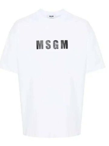 MSGM Logo-Druck T-Shirt 247002 01 133039998 [P]