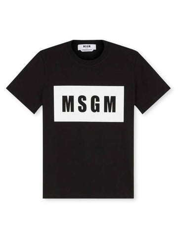 MSGM Box Logo T-Shirt 133040086 [P]