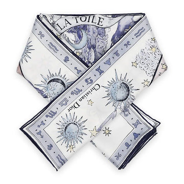 DIOR Nacht der Träume Seidenschal (Blau) 55NOD090I609 529 145745355 [P]