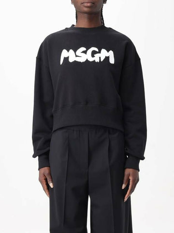 MSGM Cloud Logo Crop Sweatshirt 133040168 [P]