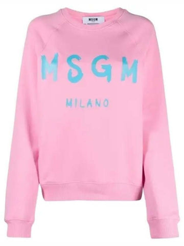 MSGM Bürstete Logo Sweatshirt 133040178 [P]