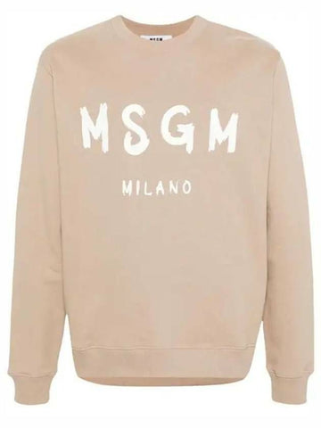 MSGM Bürstetes Logo Sweatshirt 3640MM513 247000 23 133040223 [P]