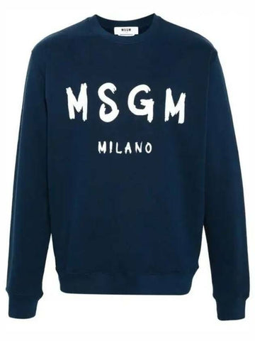 MSGM Bürstetes Logo Sweatshirt 3640MM513 247000 89 133040229 [P]