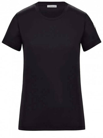 Moncler Logo Patch Cotton Jersey T-Shirt 133040450 [P]
