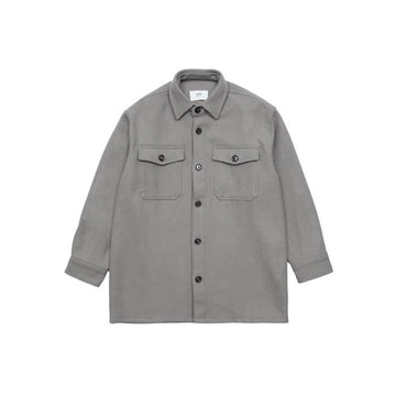 AMI Maxi Overshirt Taupe UJK226-WV0016-281 64385968 [P]