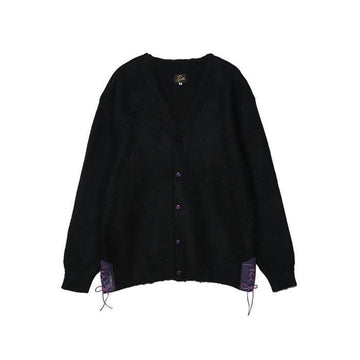 Needles Men's EP Mohair Cardigan Black PU314-D-BLACK 118596319 [P]