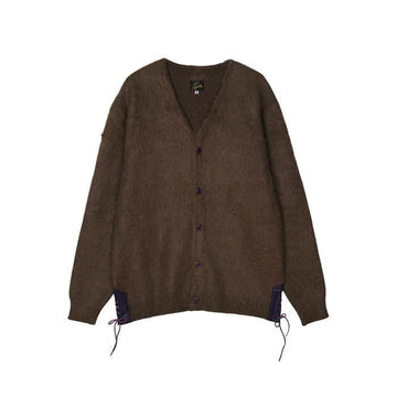 Needles Men's EP Mohair Cardigan Brown PU314-B-BROWN 118596320 [P]