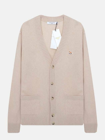 MAISON KITSUNE COSY Cardigan mit Baby-Fox-Aufnäher BE/P220 133043066 [P]