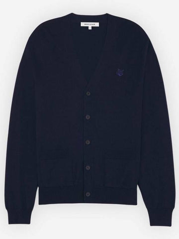 MAISON KITSUNE Regulärer Cardigan mit Bold Fox Head Patch MM00509KT1036 P476 133043087 [P]