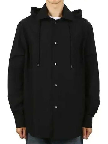 LOEWE Hooded Overshirt aus Baumwolle 133043118 [P]