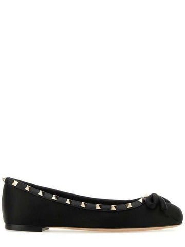 VALENTINO ラックスタッドパテントレザー バレリーナ 4W2S0HQ5 SWH 0NO 133044527 [P]