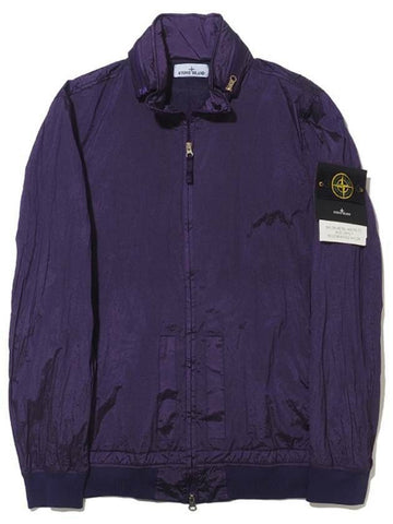 STONE ISLAND ナイロンメタルWatroTCインECONYL再生ジャケットバッジフード収納781541920 V0026 133073629 [P]