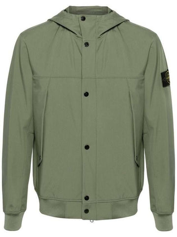 STONE ISLAND Hooded Jacke aus recyceltem Polyester mit Light Soft Shell Technologie 133074844 [P]