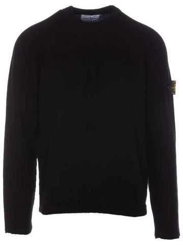 STONE ISLAND Lammwoll-Kreuzkragenstrickpullover in Regular Fit 7915524A3 V0029 133075207 [P]