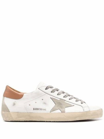 GOLDEN GOOSE Superstar Classic Sneakers mit hellbraunem Tab und Wildlederstern GMF00102 F002182 10803 135426177 [P]