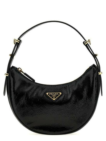 Prada NaPlaque Patent Leather Shoulder Bag 1BC194 2DNT F0002 142600144 [P]