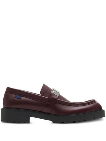 Burberry Leather Left Loafer Leger Raft 8102694 142645747 [P]