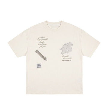 TIME Beige Application Men's T-Shirt 100 158867754 [P]