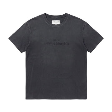 Maison Margiela Charcoal Logo Embroidered Men's T-Shirt 90 158867791 [P]