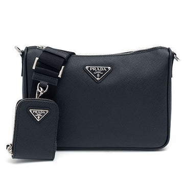 PRADA サフィアーノレザーショルダーバッグ 142785805 [P]